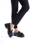 SHOES HAKİKİ DERİ PÜSKÜLLÜ LOAFER AYAKKABI