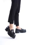 SHOES HAKİKİ DERİ PÜSKÜLLÜ LOAFER AYAKKABI