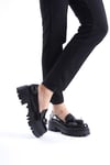 SHOES HAKİKİ DERİ PÜSKÜLLÜ LOAFER AYAKKABI