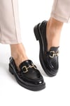 SHOES HAKİKİ DERİ TOKALI LOAFER AYAKKABI