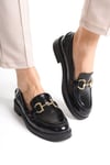 SHOES HAKİKİ DERİ TOKALI LOAFER AYAKKABI
