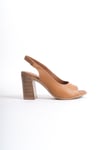 SHOES HAKİKİ DERİ TOPUKLU SANDALET