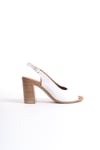 SHOES HAKİKİ DERİ TOPUKLU SANDALET