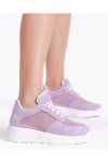 SÜET FİLELİ SNEAKER SPOR AYAKKABI