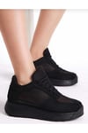 Süet Fileli Sneaker Spor Ayakkabı