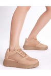 SÜET FİLELİ SNEAKER SPOR AYAKKABI