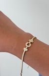 14k 'C' harf bilezik  - 1003