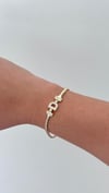14k 'D' harf bilezik  - 1003