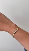14k 'H' harf bilezik  - 1003