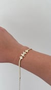 14k 'M' harf bilezik  - 1003
