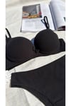 Kaşkorse Penye kumaş Hafif Destekli sütyen takımı