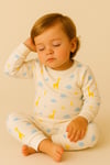 %100 pamuk çocuk alt üst pijama takımı