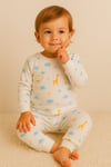 %100 pamuk çocuk alt üst pijama takımı
