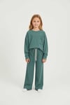 %100 Pamuk Çocuk Oversize Alt Üst Takım - Unisex Rahat Kalıp