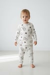 çocuk pijama takımı ayı desenli raporlu kumaş