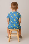 dinazor baskılı yazlık pijama takımı