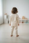 Mevsimlik Pamuklu Kumaş Karikatürlü Çocuk Pijama Takımı