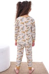 Mevsimlik Pamuklu Kumaş Karikatürlü Unisex Çocuk Pijama Takımı