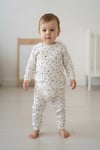 Raporlu Kumaş Desenli Çocuk Pijama Takımı
