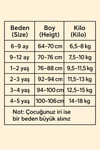 Raporlu Kumaş Desenli Çocuk Pijama Takımı