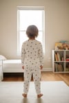 Raporlu Kumaş Desenli Çocuk Pijama Takımı