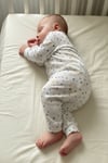 Raporlu Kumaş Desenli Çocuk Pijama Takımı
