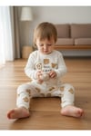 Raporlu Kumaş Desenli Çocuk Pijama Takımı