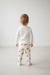 Raporlu Kumaş Desenli Çocuk Pijama Takımı