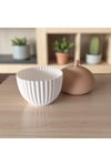 Meşe Form Işıklı Dekoratif Mumluk + Led Tealight Dahil