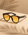 DANİ Glossy Black& Amber Yellow Gözlüğü