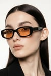 LİME Jet Black & Amber Orange Gözlüğü