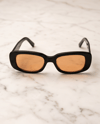 LİME Jet Black & Amber Orange Gözlüğü