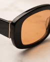 LİME Jet Black & Amber Orange Gözlüğü