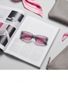 LİME Smoke Gray & Rose Pink Gözlüğü