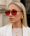 SAFİA BLACK&RED Lens Güneş Gözlüğü