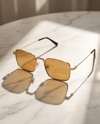 SAFİA Gold – Brown Gradient Lens Güneş Gözlüğü