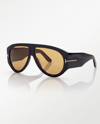 VEXA Black & Golden Amber Güneş Gözlüğü