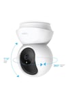 Tapo C200 1080p FHD İç Mekan Wifi Güvenlik Kamerası Hareket Tespit Ve Takibi 360D 9m Gece Görüşü