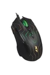 X89 Oscar X7 Neon Maze 2400dpı Usb Makrolu Oyuncu Mouse