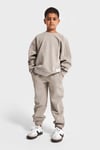 Bisiklet Yaka Unisex Basic Model Çocuk Eşofman Takımı