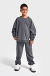 Bisiklet Yaka Unisex Basic Model Çocuk Eşofman Takımı