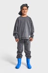 Bisiklet Yaka Unisex Basic Model Çocuk Eşofman Takımı