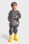Bisiklet Yaka Unisex Basic Model Çocuk Eşofman Takımı