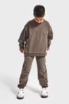 Bisiklet Yaka Unisex Basic Model Çocuk Eşofman Takımı