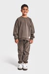 Bisiklet Yaka Unisex Basic Model Çocuk Eşofman Takımı