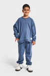 Bisiklet Yaka Unisex Basic Model Çocuk Eşofman Takımı