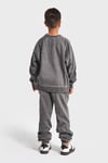 Bisiklet Yaka Unisex Basic Model Çocuk Eşofman Takımı