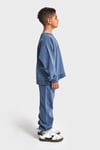 Bisiklet Yaka Unisex Basic Model Çocuk Eşofman Takımı