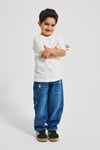 Çocuk Düz Kısa Kol T-Shirt – Yumuşak Pamuk Basic Model