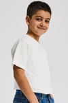 Çocuk Düz Kısa Kol T-Shirt – Yumuşak Pamuk Basic Model
